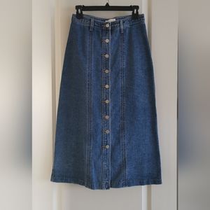 Oak + Fort Denim Skirt